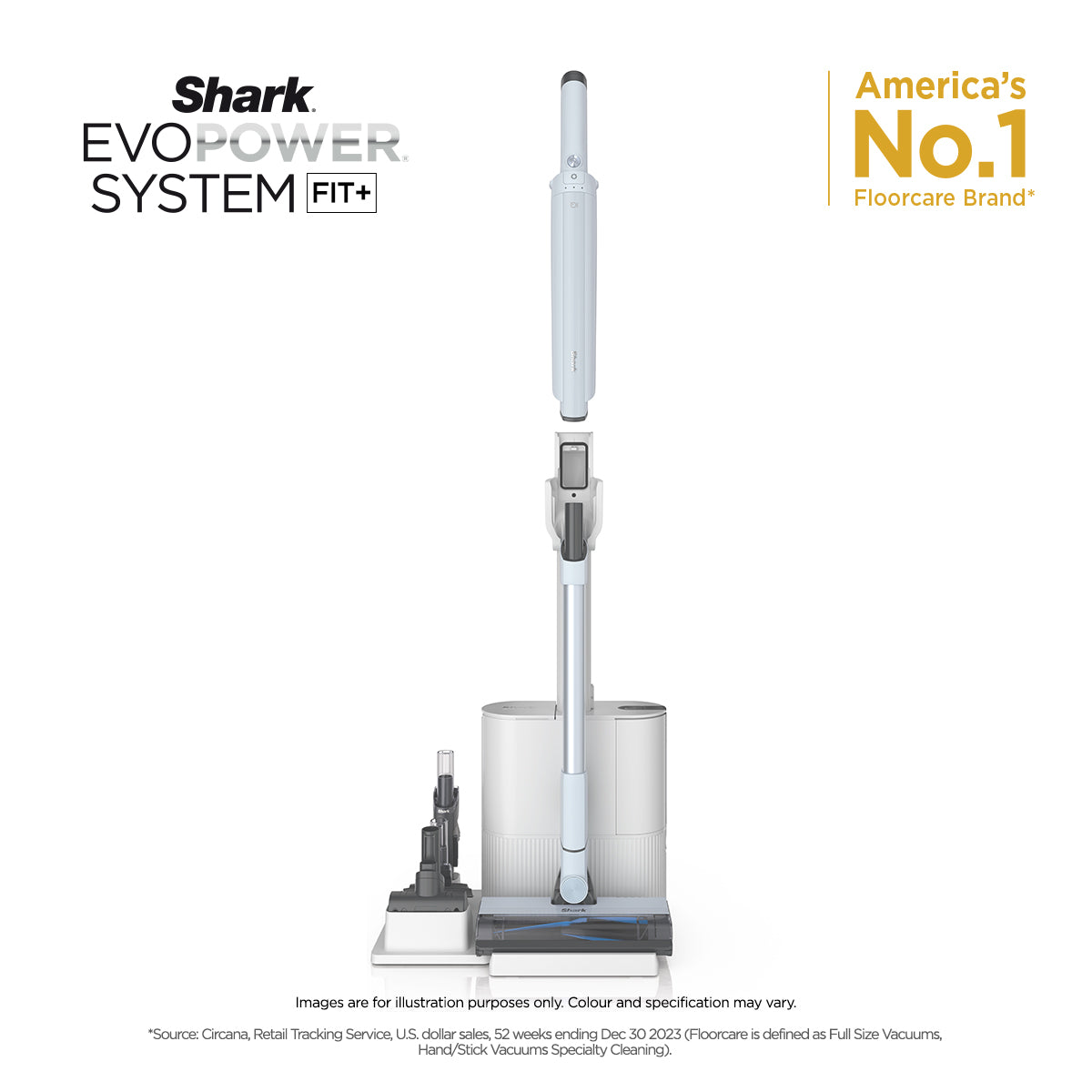 Shark EvoPower System FIT I FIT+ Cordless Vacuum - LC100 I
