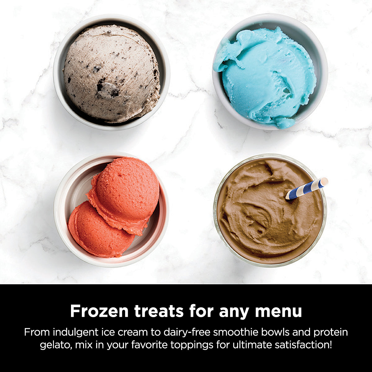 Ninja CREAMi NC300 Ice Cream Maker Machine - 5 Programs For Ice Cream, Sorbet, Smoothie Bowls - View #6