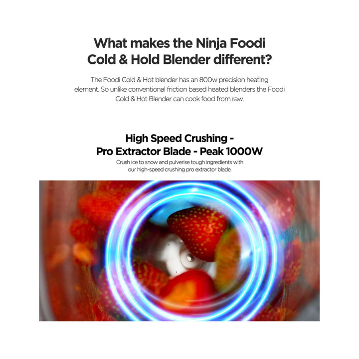 Ninja Foodi Cold & Hot Blender Black/Silver HB150