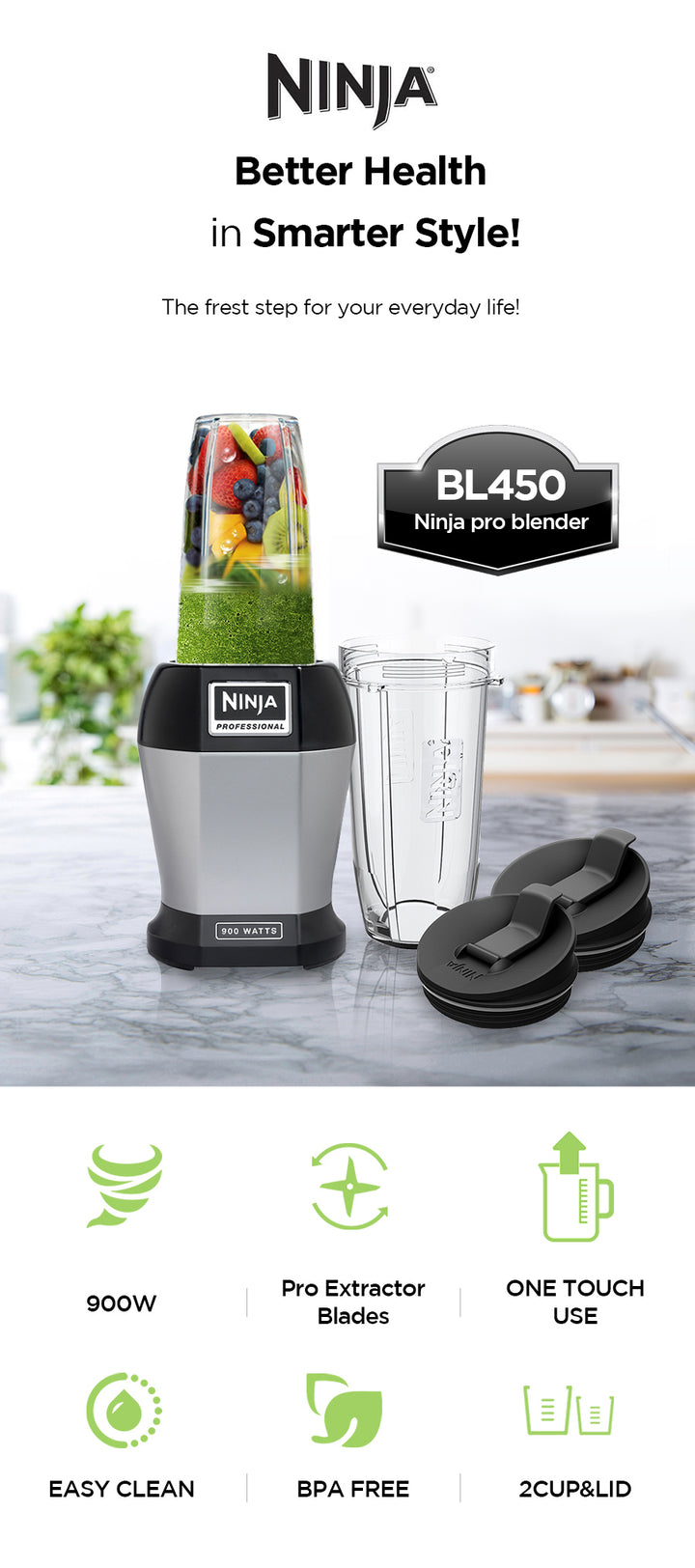Ninja Pro Blender-BL450 